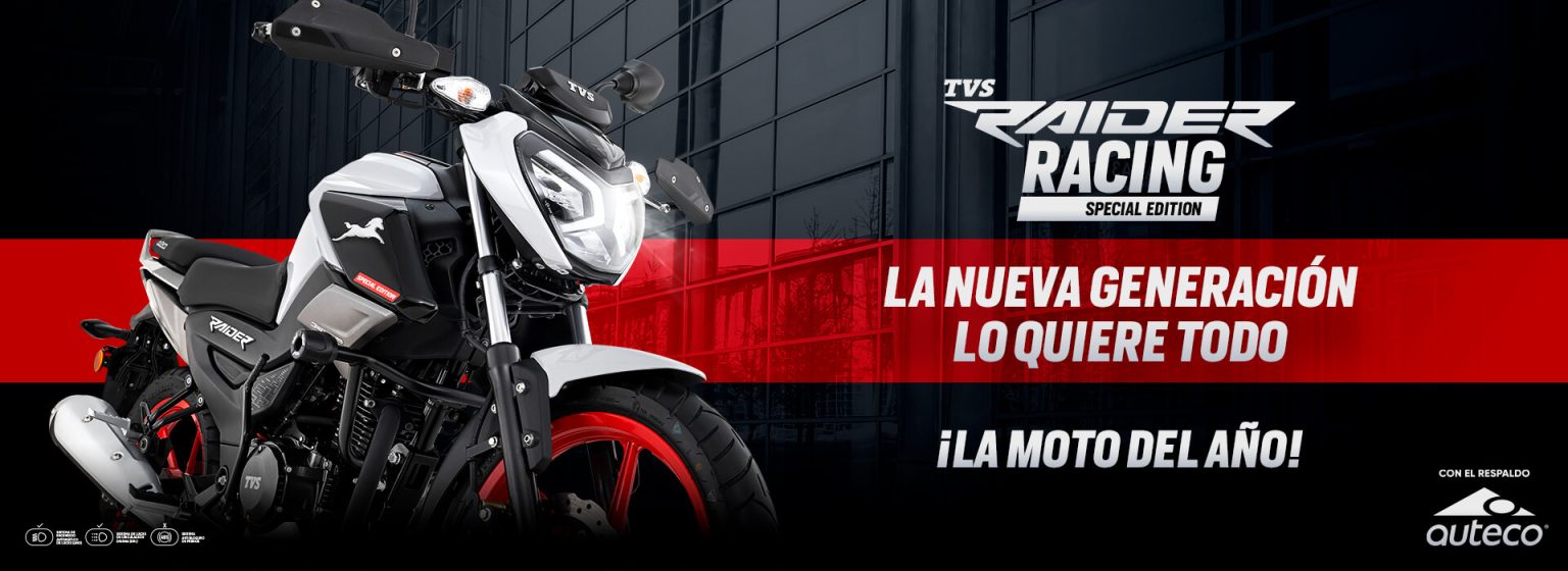 Raider Racing Moto TVS Raider 125 Racing Special Edition – Monterrey Motos